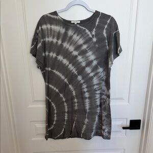 Z Supply Gray Tie-Dye Mini Dress